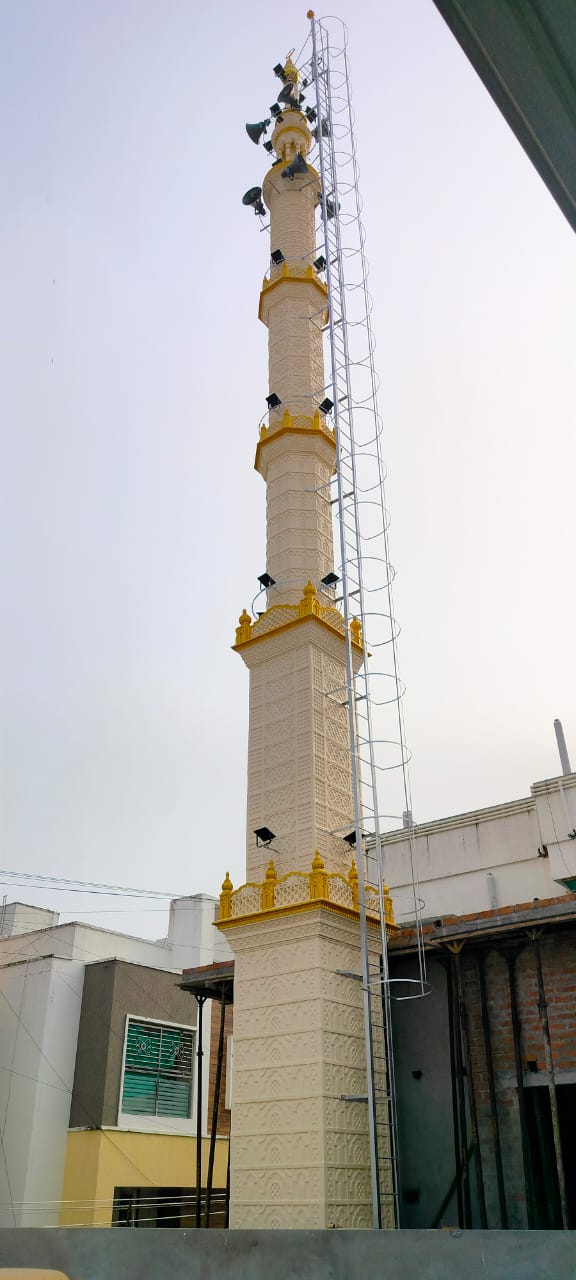 Traditional White Minar